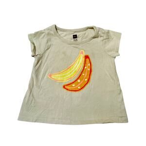 Tea Collection Banana Graphic Baby Tee Size 12-18 months